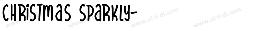 Christmas Sparkly字体转换